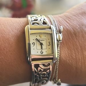 Brighton watch silver in color